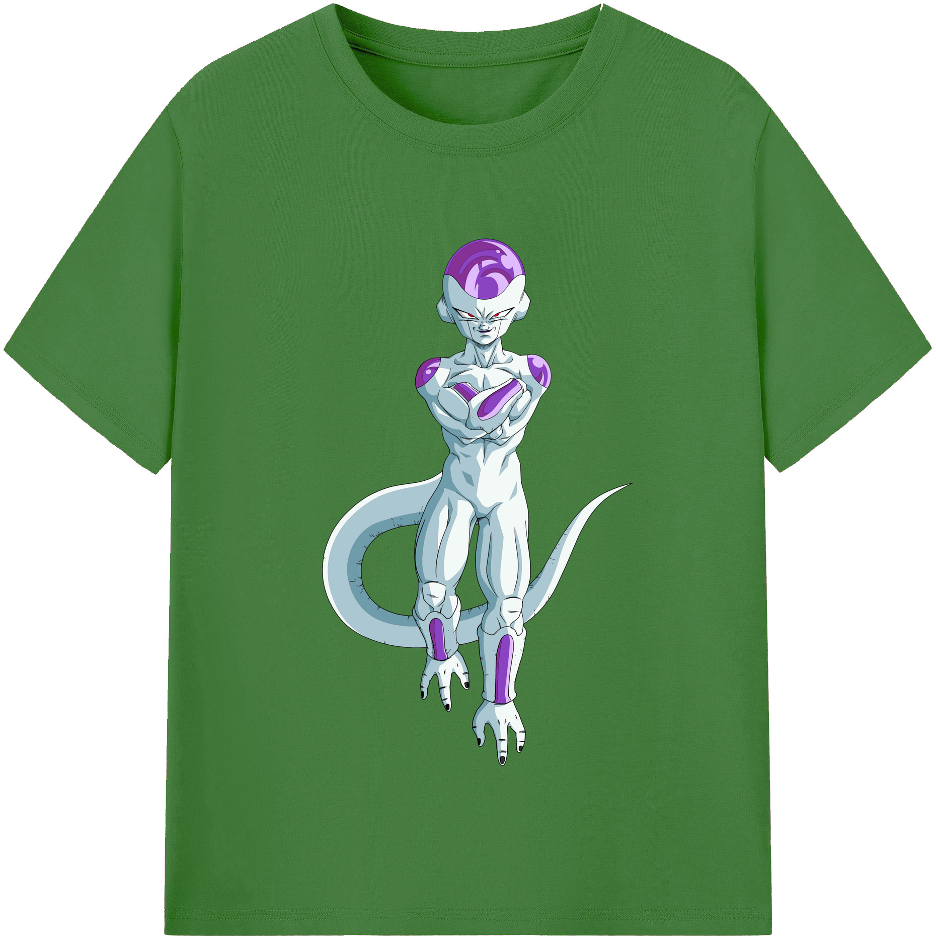 （画像用） ドラゴンボール フリーザ DRAGON BALL Frieza レディースカジュアルプリントTシャツ（綿100％）